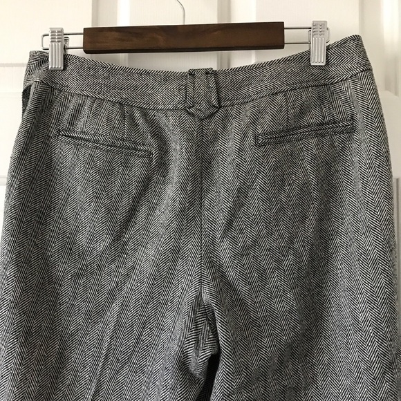 Ann Taylor loft petites tweed tuxedo cargo cut pants - Picture 7 of 11